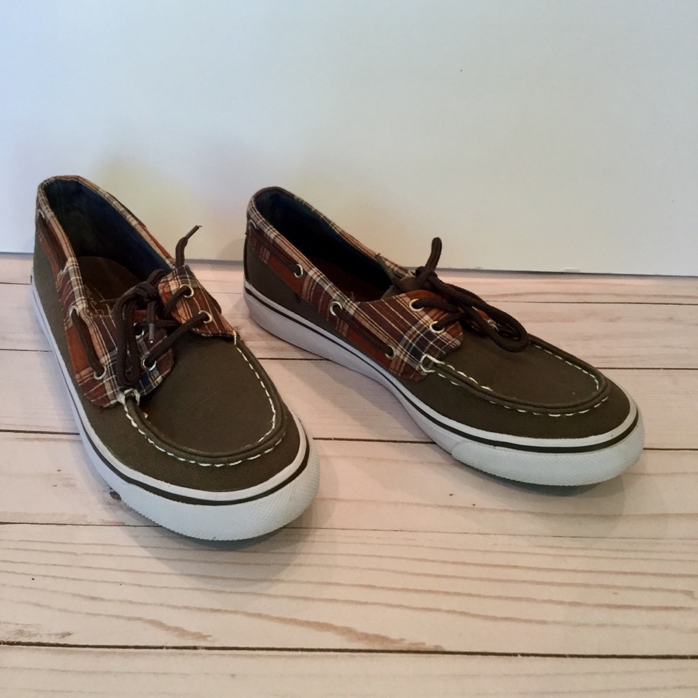 Blue Fin Boat Shoes, 6.5, EUC - Picture 2 of 6